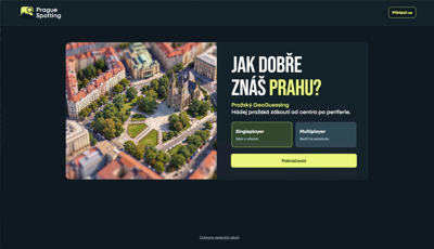 PragueSpotting – Pražský GeoGuessing