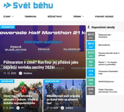 Svět běhu - běžecký portál