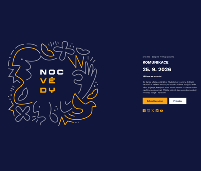 Noc vědy – Největší popularizační akce v ČR