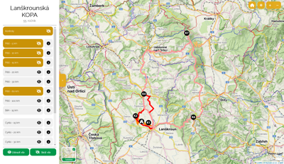 Dálkový pochod Lanškrounská KOPA