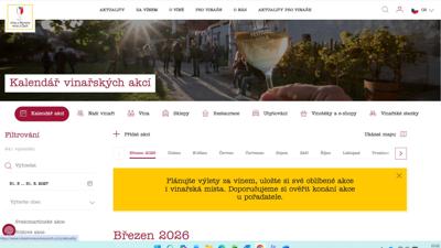 Kalendář vinařských akcí