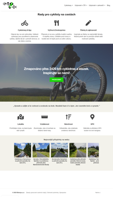 Web pro cyklisty Bike4you.cz