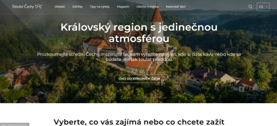 Destinační web Střední Čechy