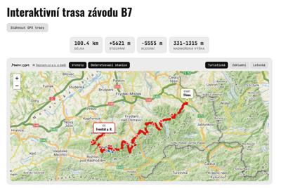 Trasa závodu B7