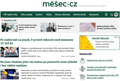 Web Měšec.cz