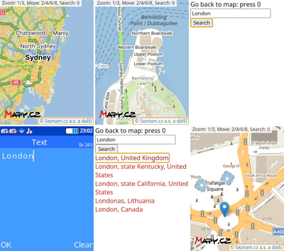 Maps for feature phones