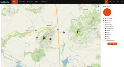 Paragliding map