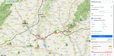 eBikemap.sk