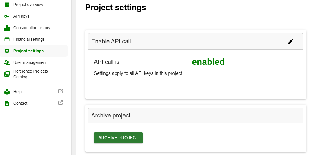 Archiving a API Project - Developer Mapy